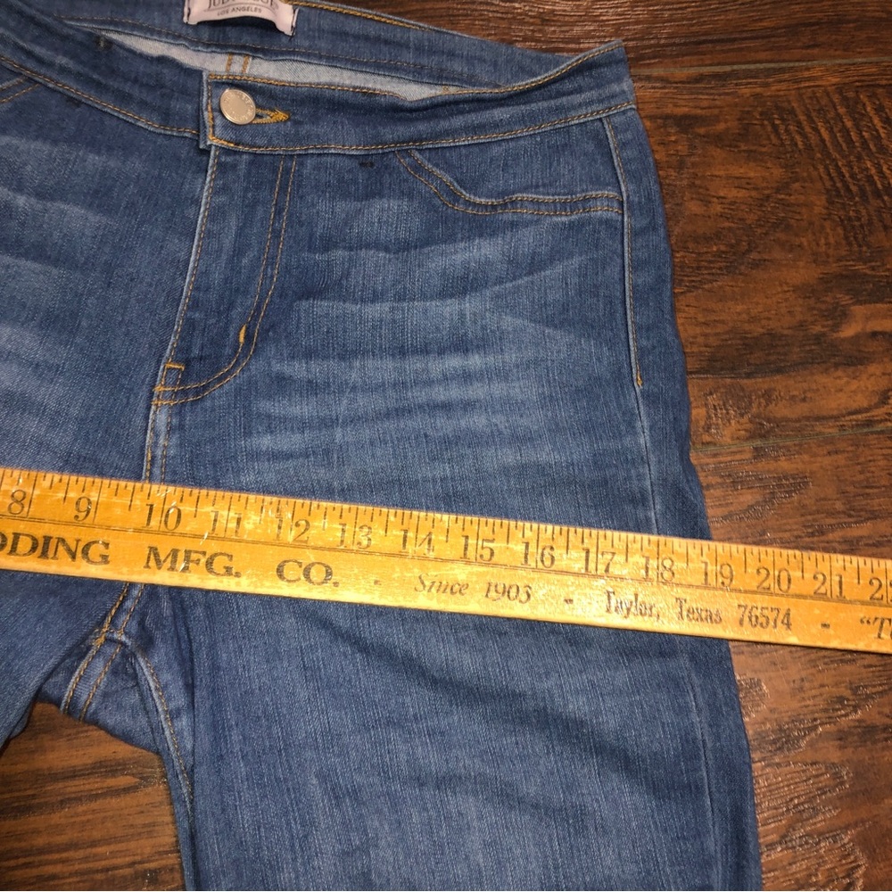 PREOWNED Judy Blue Jeans Womens Blue Flared Bell Bottom Stretch Jeans USA - Picture 8 of 8